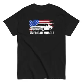 1969 Chevelle American Muscle T-Shirt with American Flag