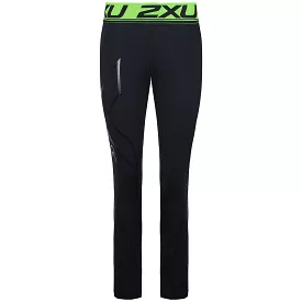 2XU Black Green Compression Tights for Women