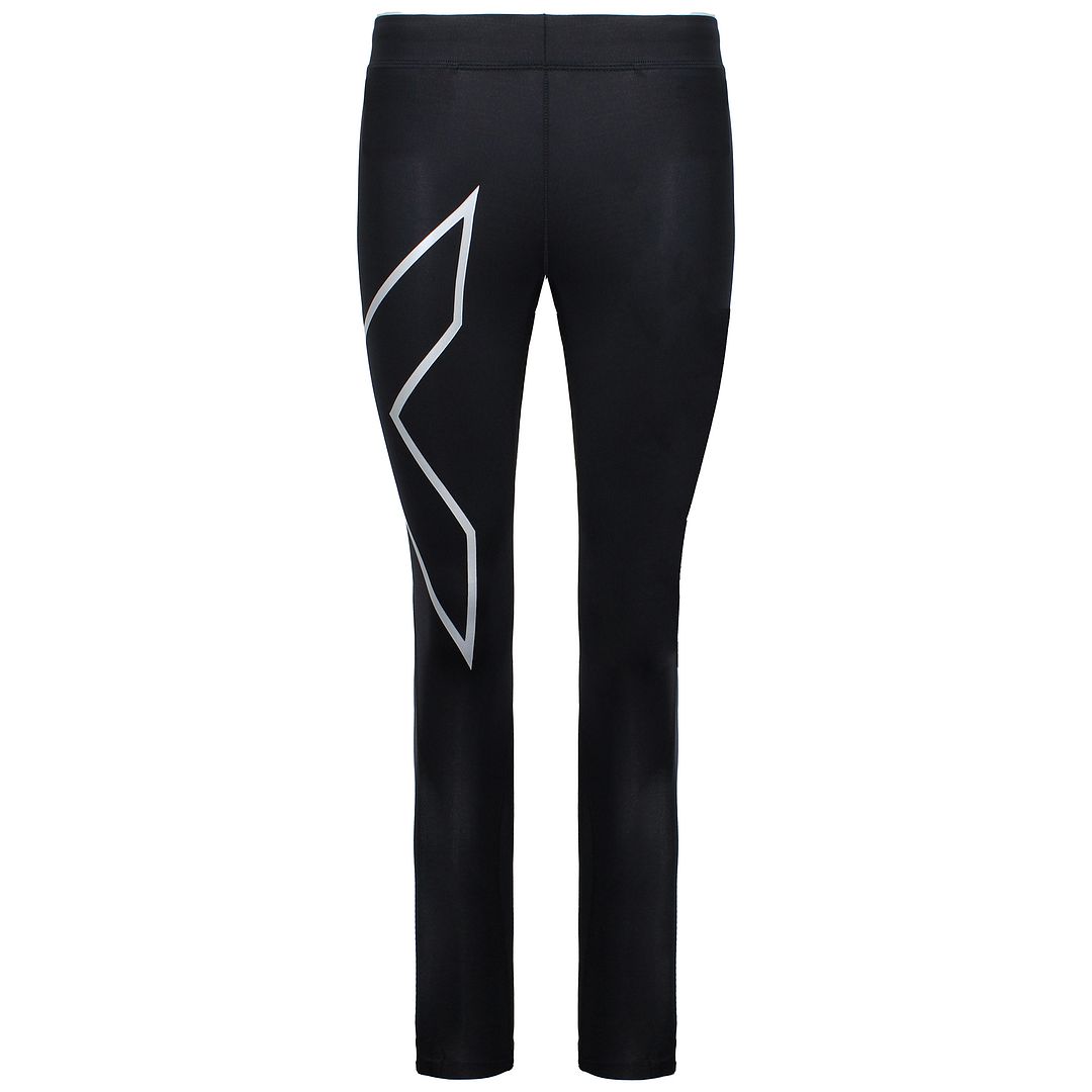 2XU Women's Core Compression Tights in Black/Silver