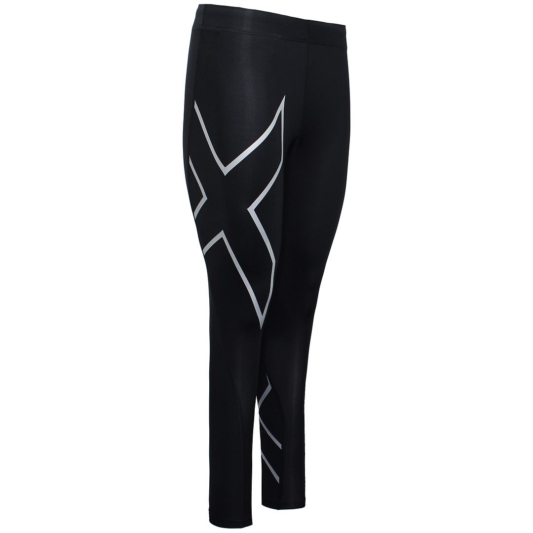 2XU Women's Core Compression Tights in Black/Silver