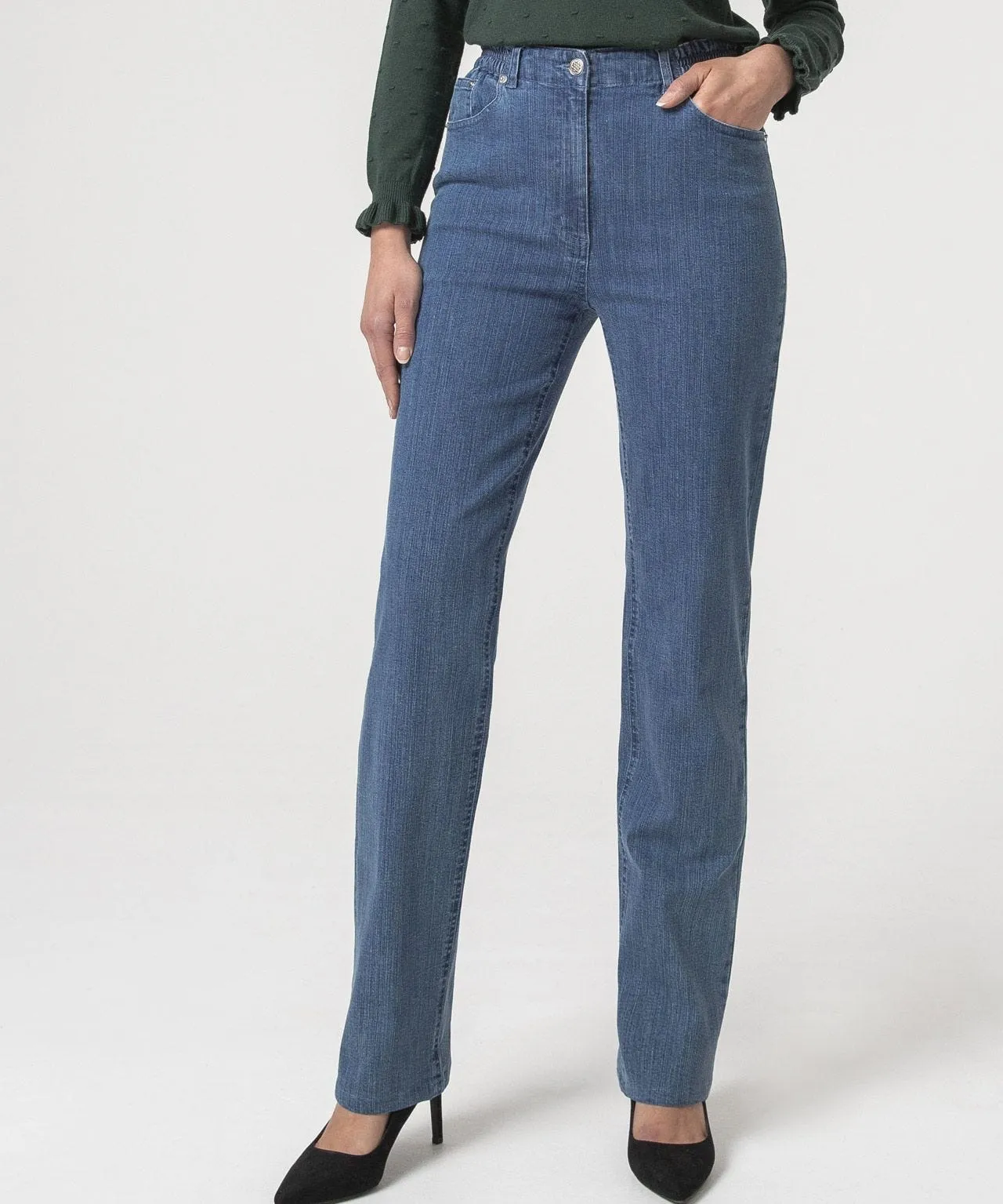 5-Pocket Cotton Rich Jeans