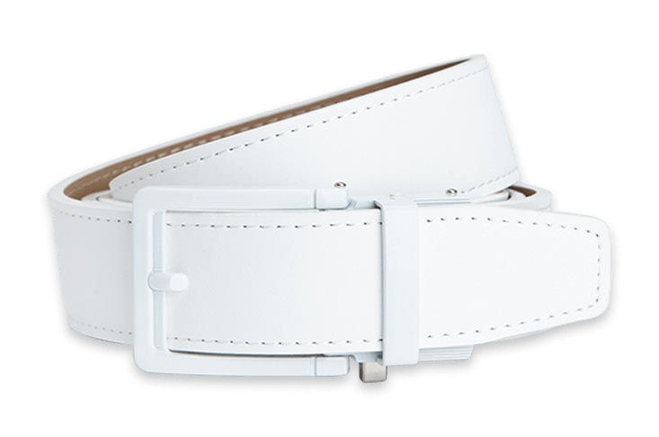 Ace White Golf Belt, 1 3/8 Strap