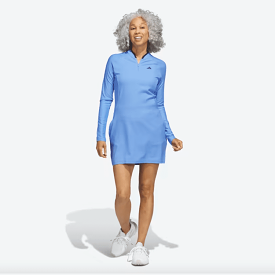 Adidas Blue Golf Dress, Long Sleeve.