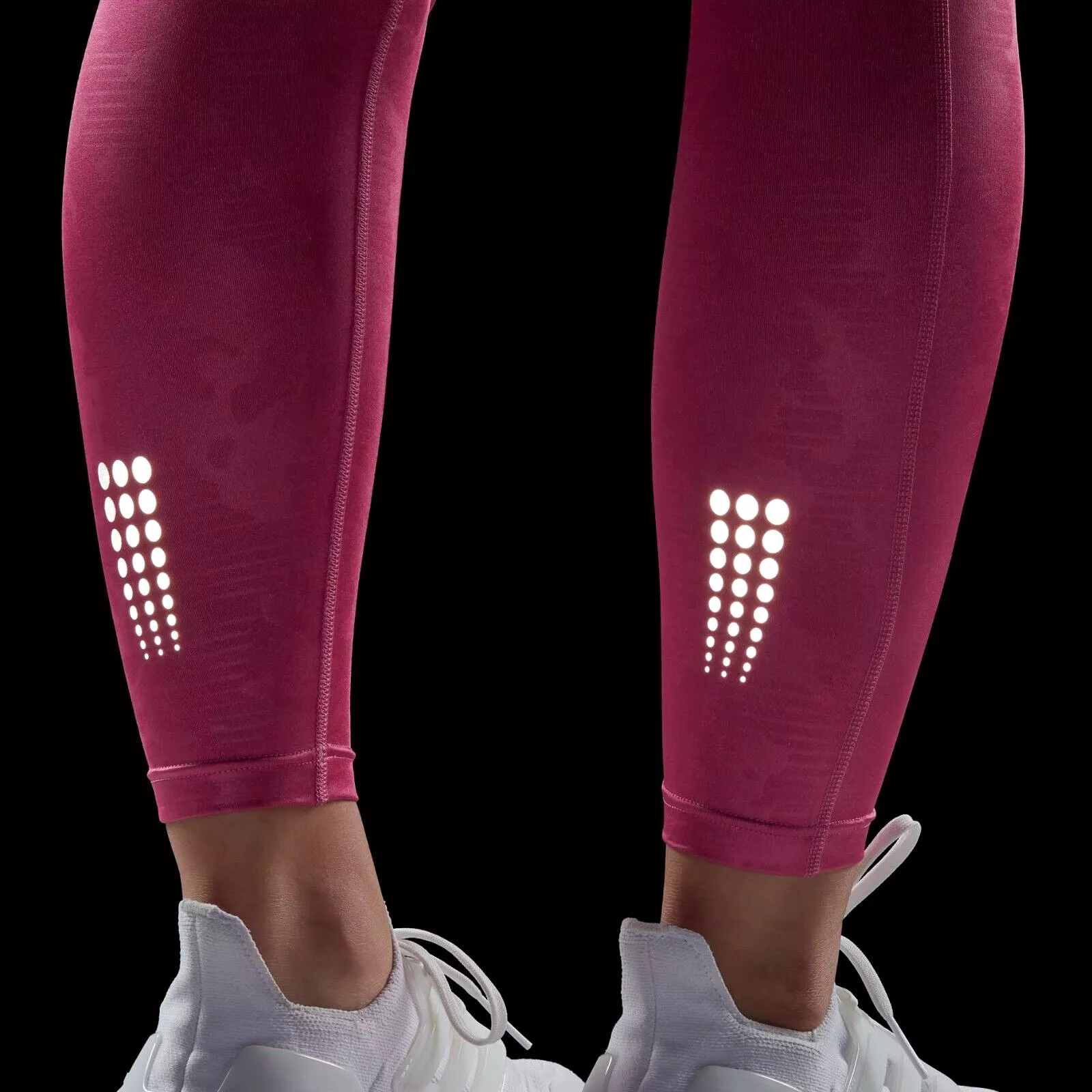 adidas Daily Run Pink Camo 7/8 Women's Running Leggings with Gym Pocket