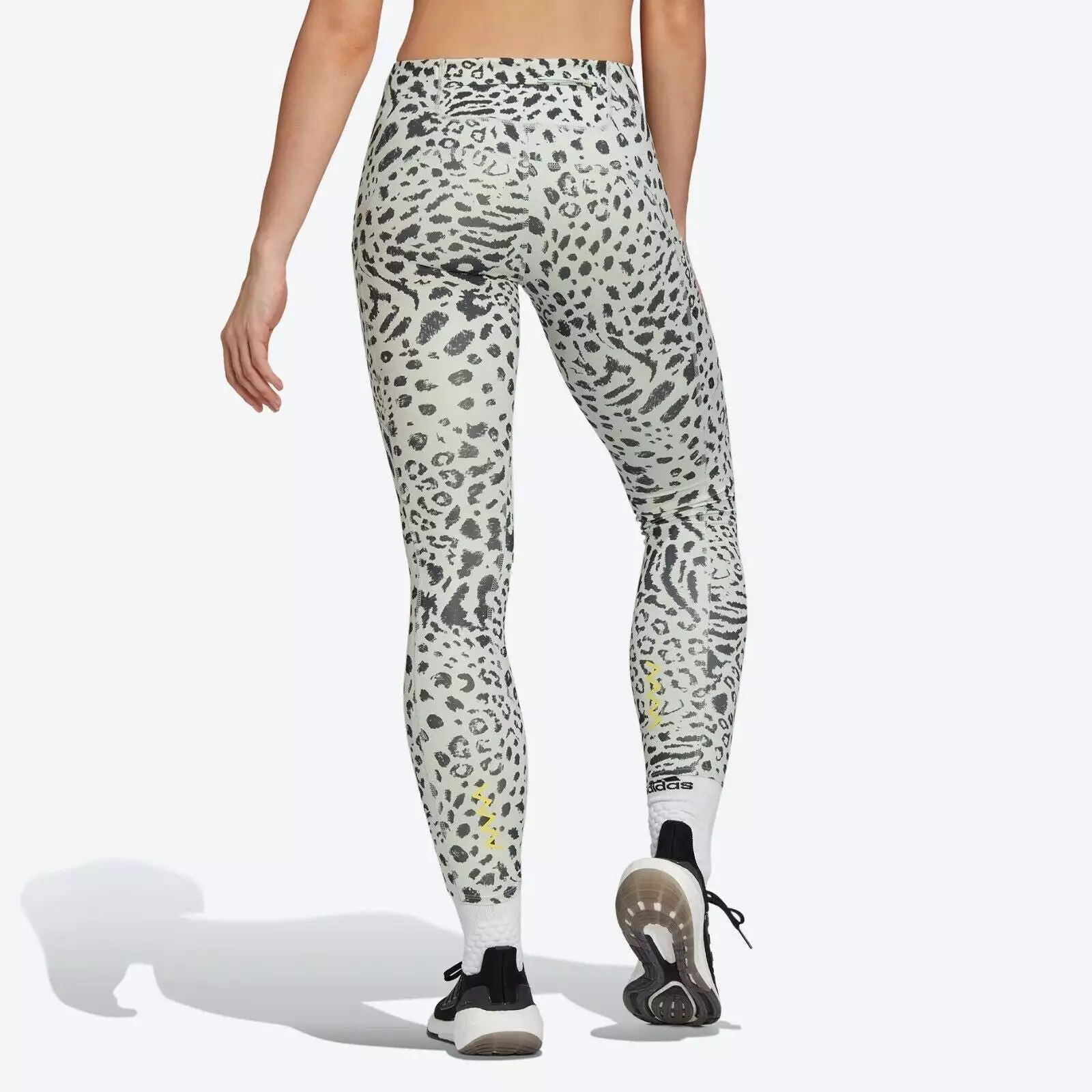 adidas FastImpact Leopard Women's Running Tights - 7/8 Length - Fitness Leggings - Gym