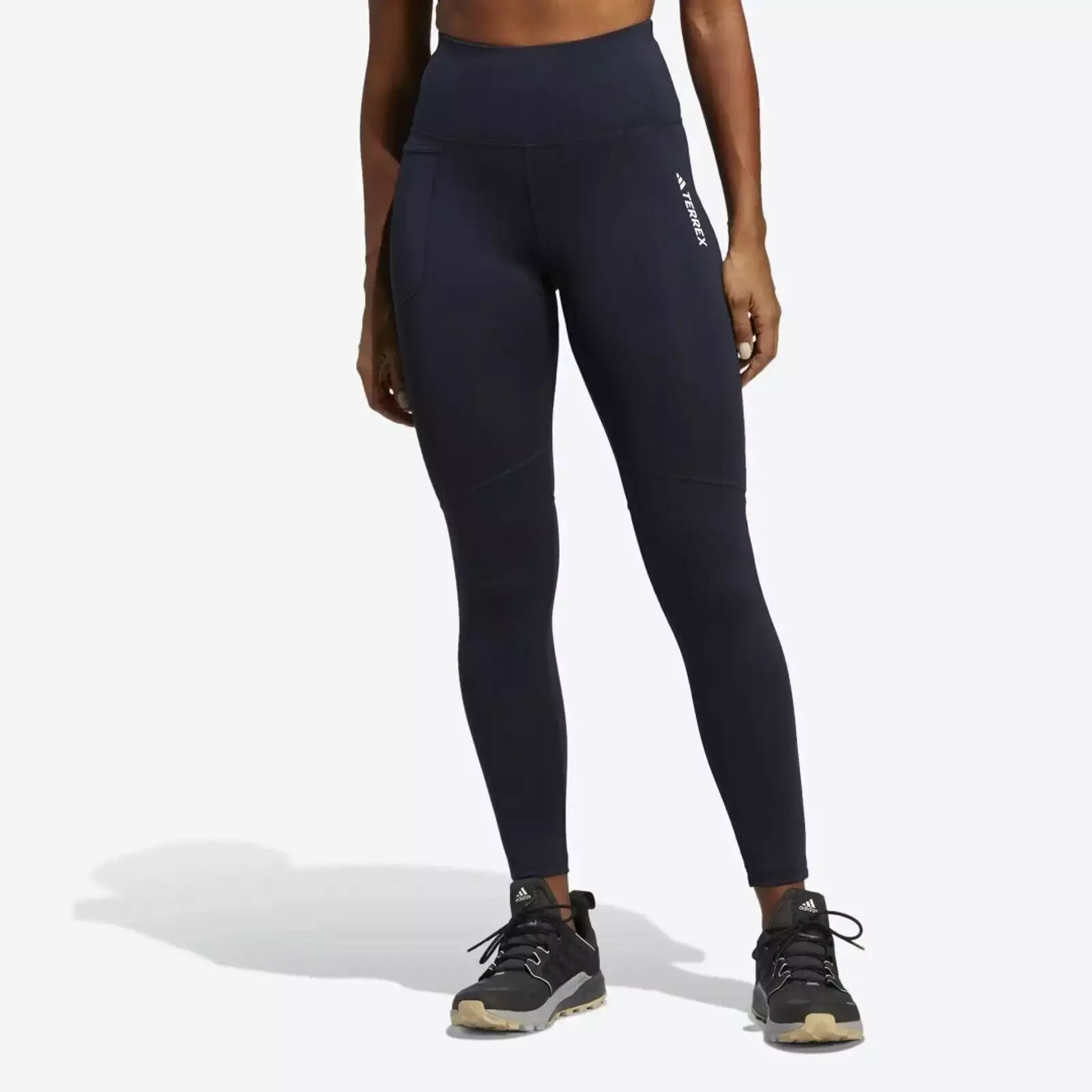 adidas Terrex Multi Trail Running Tights Women's Navy Leggings with Pocket – Parley