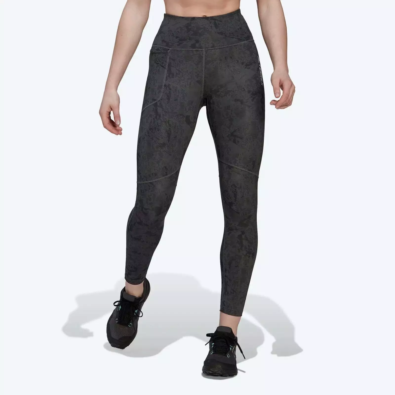 adidas Terrex Women's Hiking Tights | Leggings | Running Compression | Parley