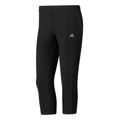 adidas women's black 3/4 leggings with ClimaCool technology