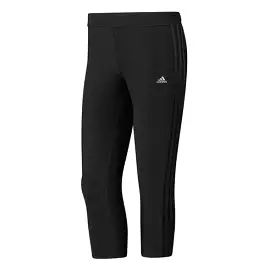 adidas women's black 3/4 leggings with ClimaCool technology