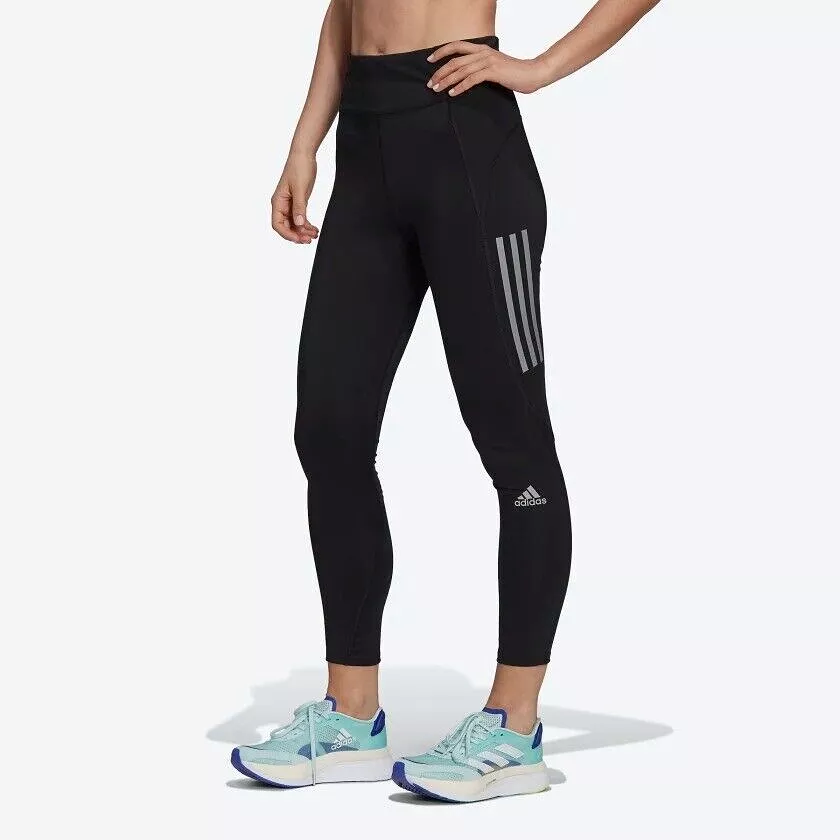 adidas Women's Running Leggings - Own The Run 7/8 - Blue/Black - Fitness