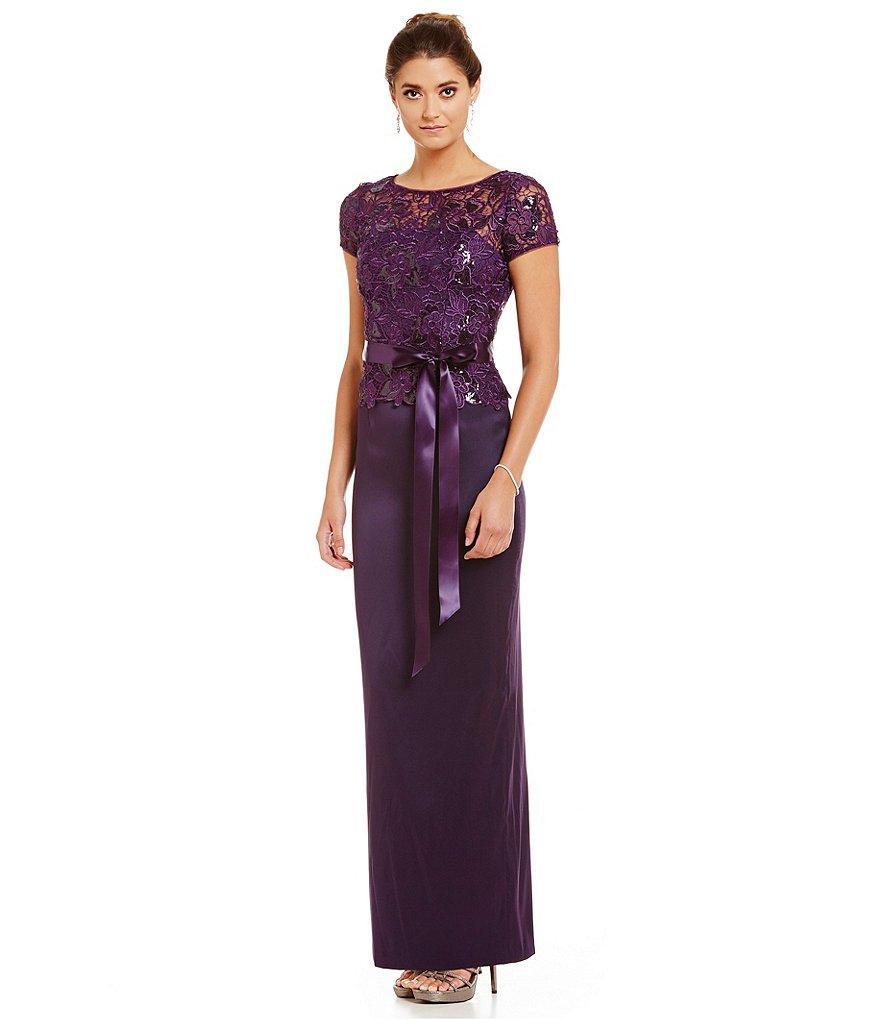 Adrianna Papell - Long Lace Dress 81929760