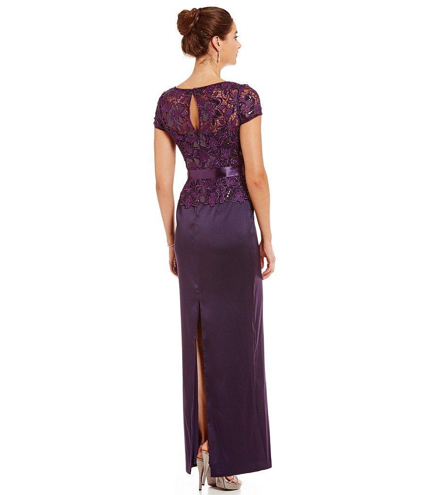 Adrianna Papell - Long Lace Dress 81929760