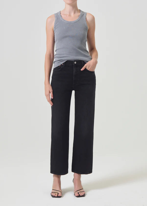 Agolde Harper Crop Jean Hush - Shop Now