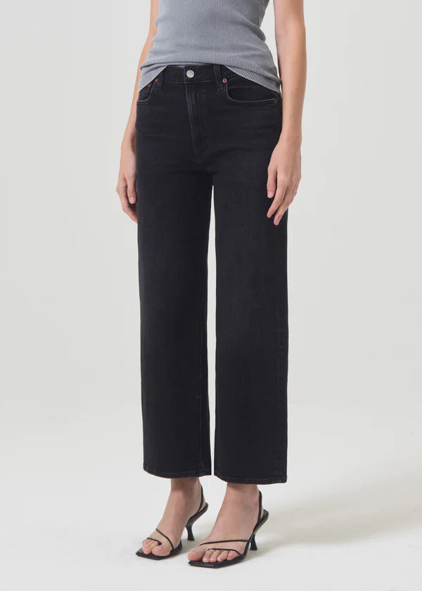 Agolde Harper Crop Jean Hush - Shop Now