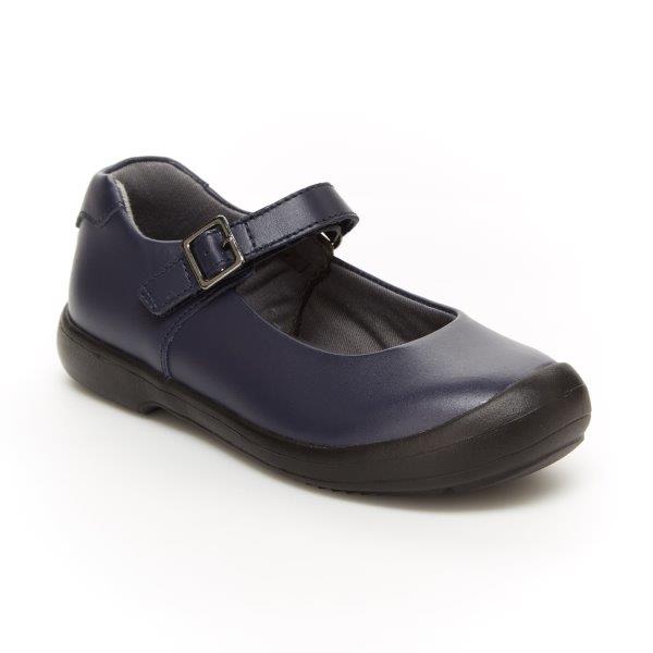 Ainsley Kid's Navy Mary Jane Casual Shoe