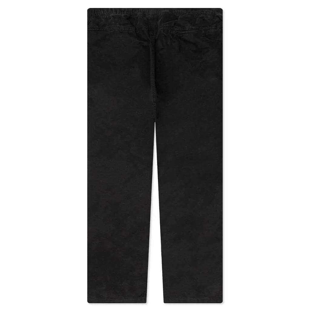 Black Airbrush Icon Beach Pant