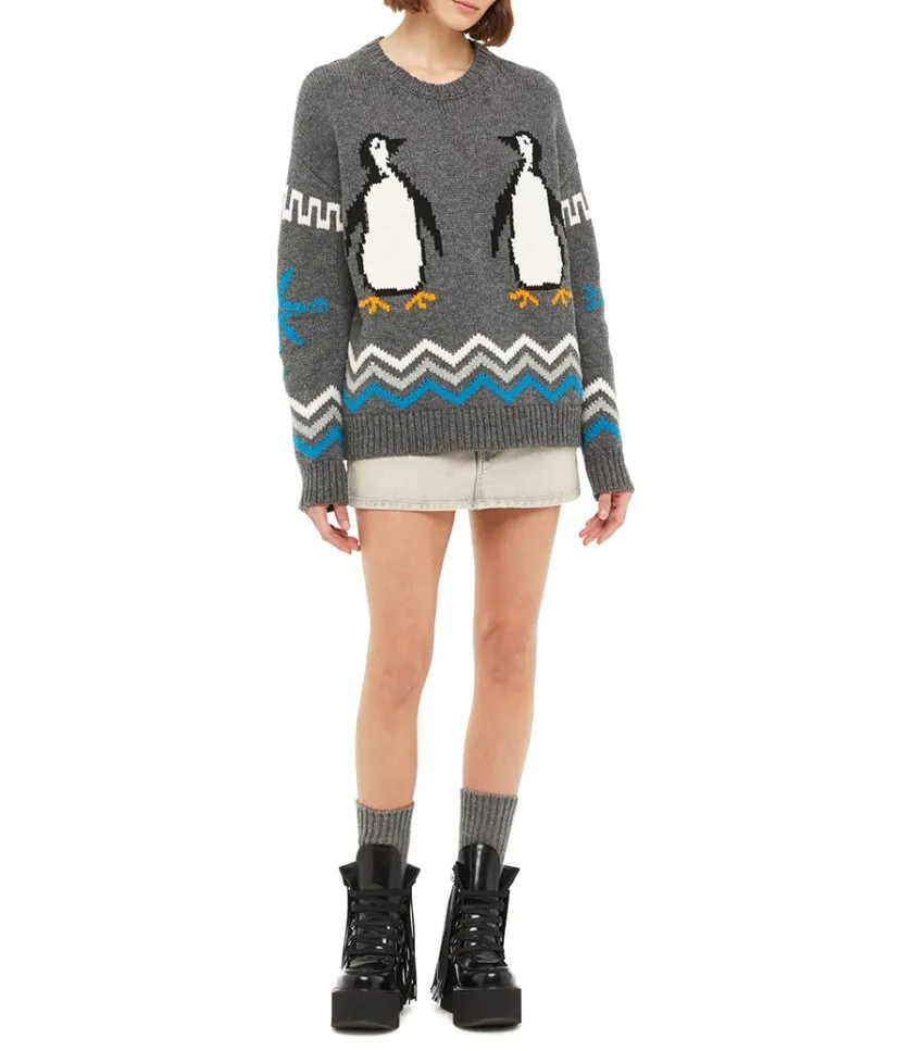 Penguin Sweater ALANUI - Love Themed Collection