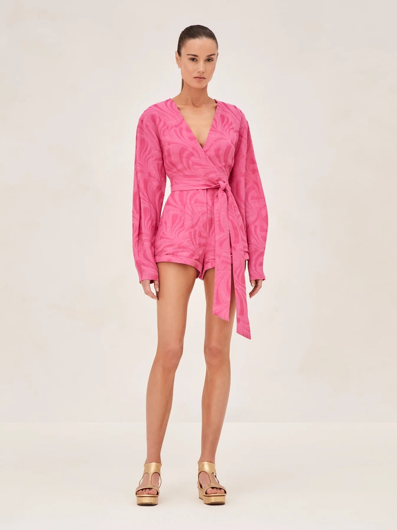 Alexis Pink Romper - Fabiano Style.