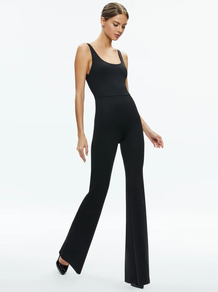 Alice + Olivia black Cortes Catsuit