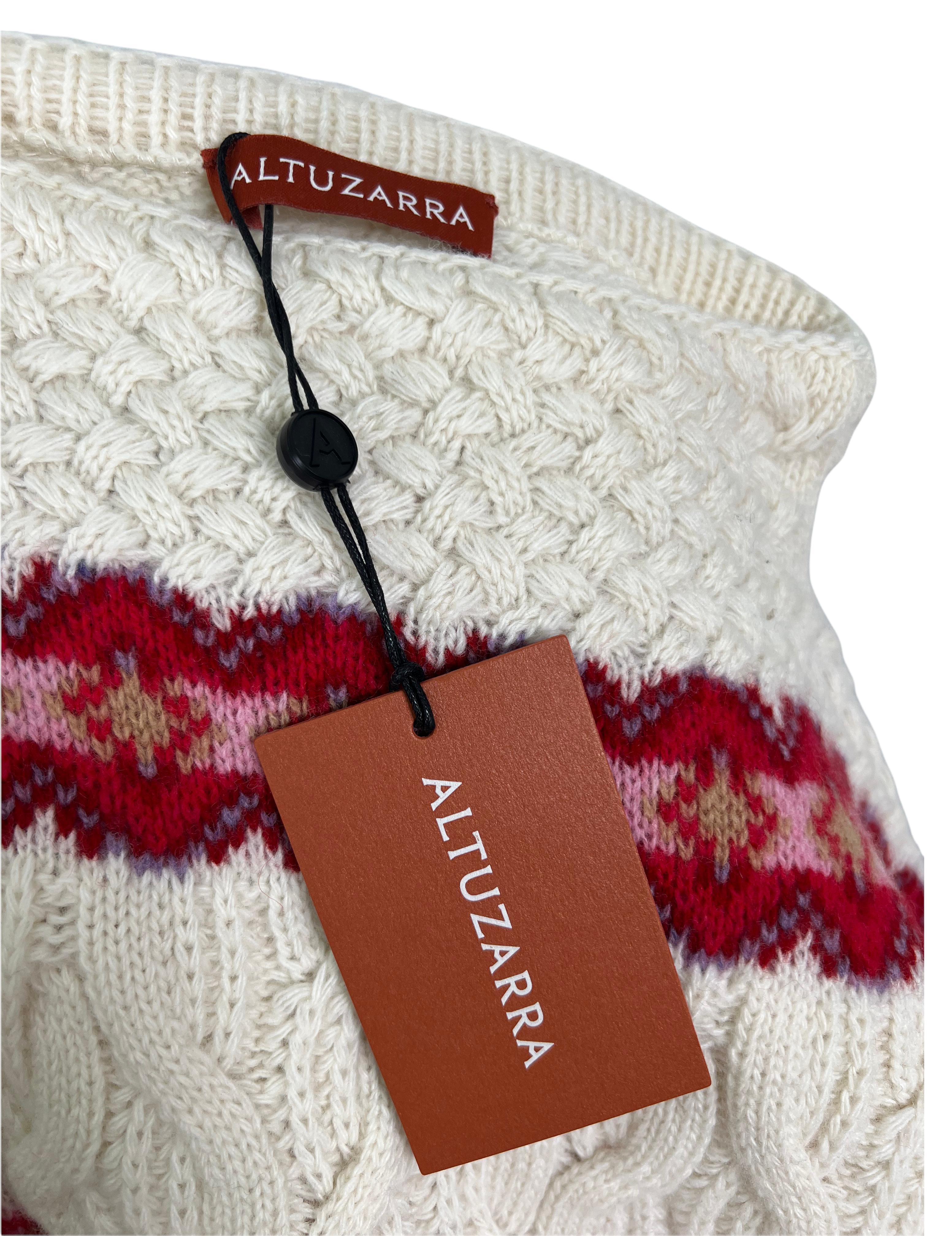 Altuzarra Jac Fair Isle Wool Turtleneck Sweater XS NWT