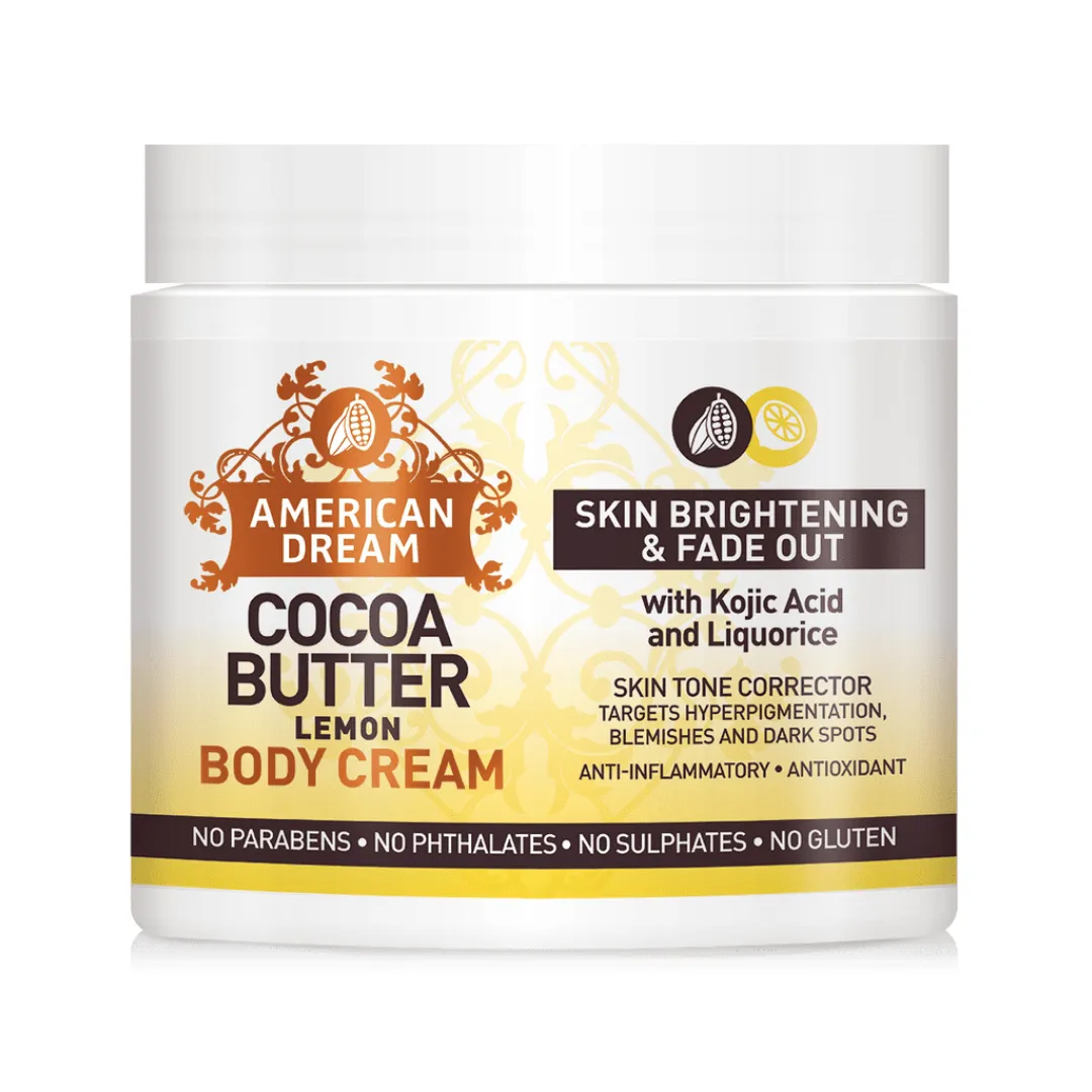 American Dream Cocoa Butter Cream with Lemon 453g