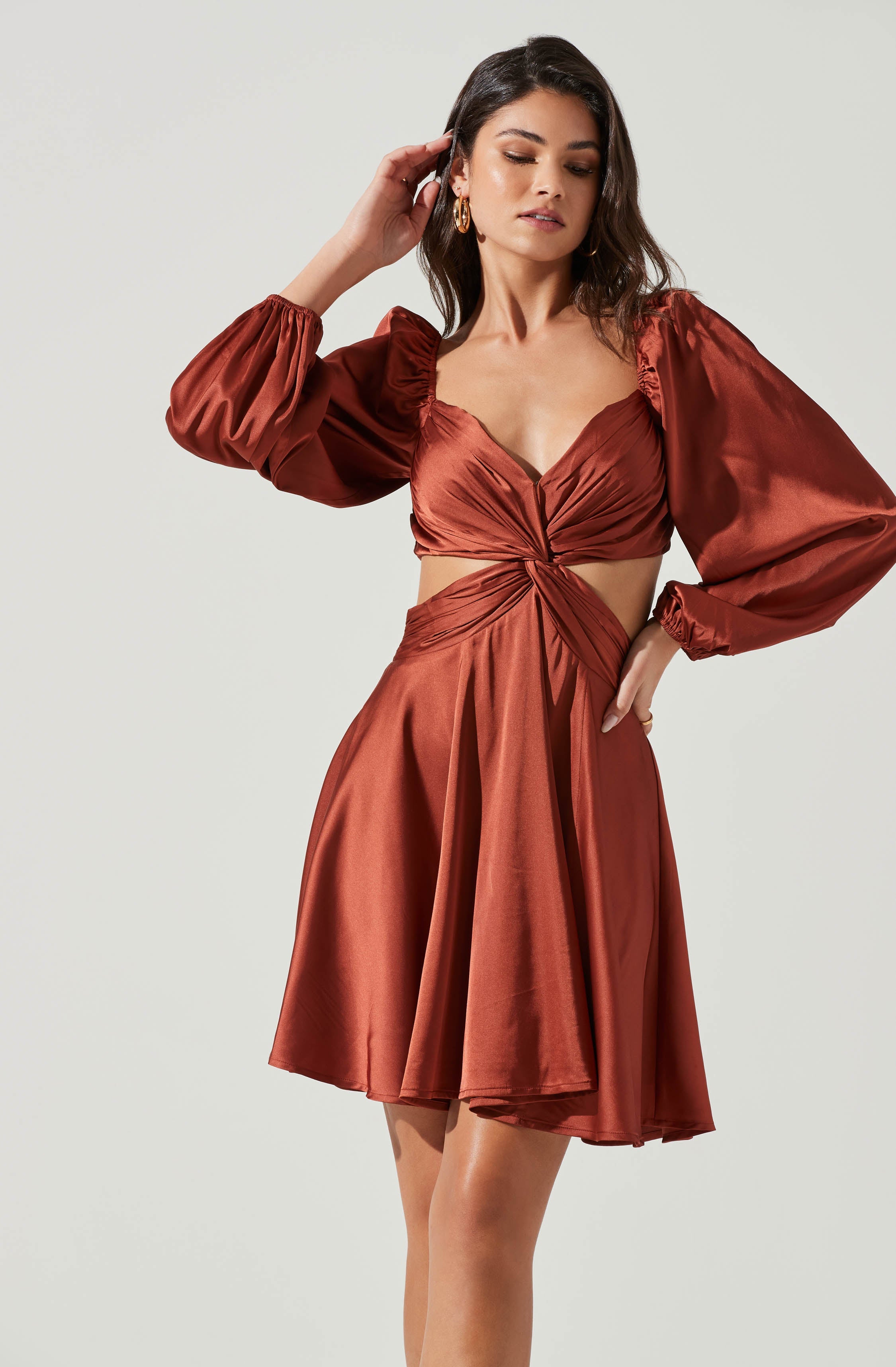 Anamaria Long Sleeve Mini Dress