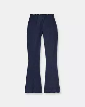 Ann Mashburn Indigo Stretch Denim Flare Pant.