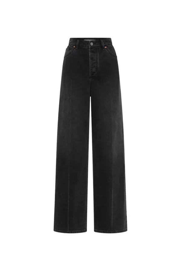 Soft Black Denim Jeans by Argento