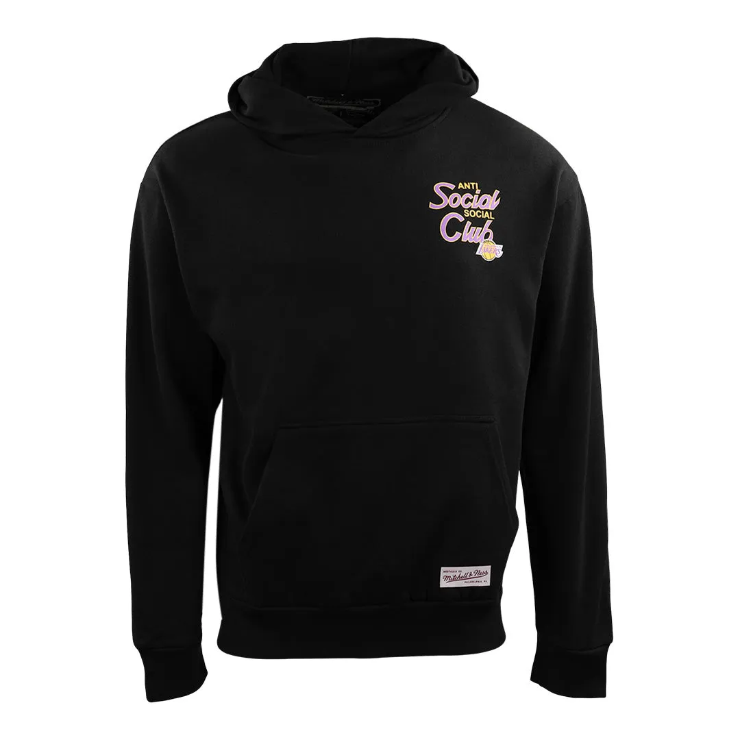 ASSC x Mitchell & Ness Los Angeles Lakers NBA Coach Script Hoodie - Official Merchandise