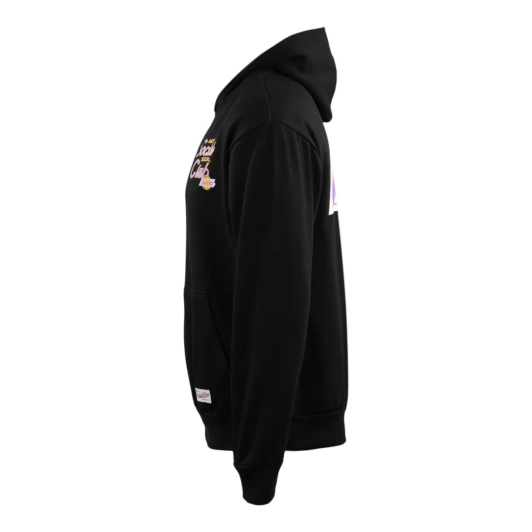 ASSC x Mitchell & Ness Los Angeles Lakers NBA Coach Script Hoodie - Official Merchandise