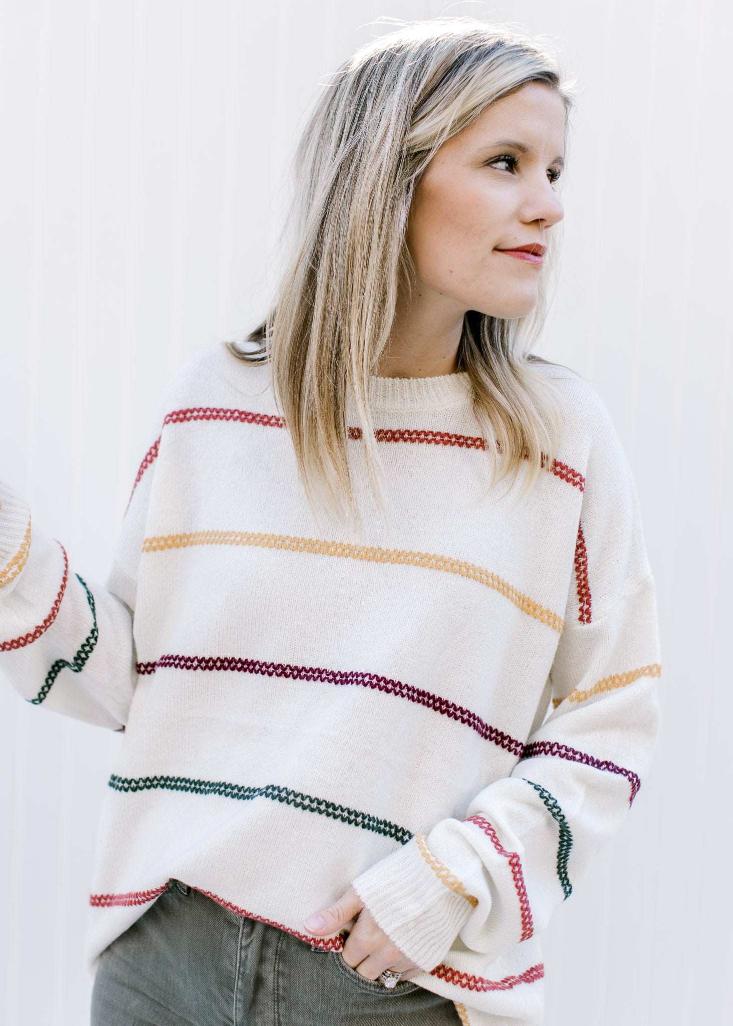 Autumn Striped Sweater