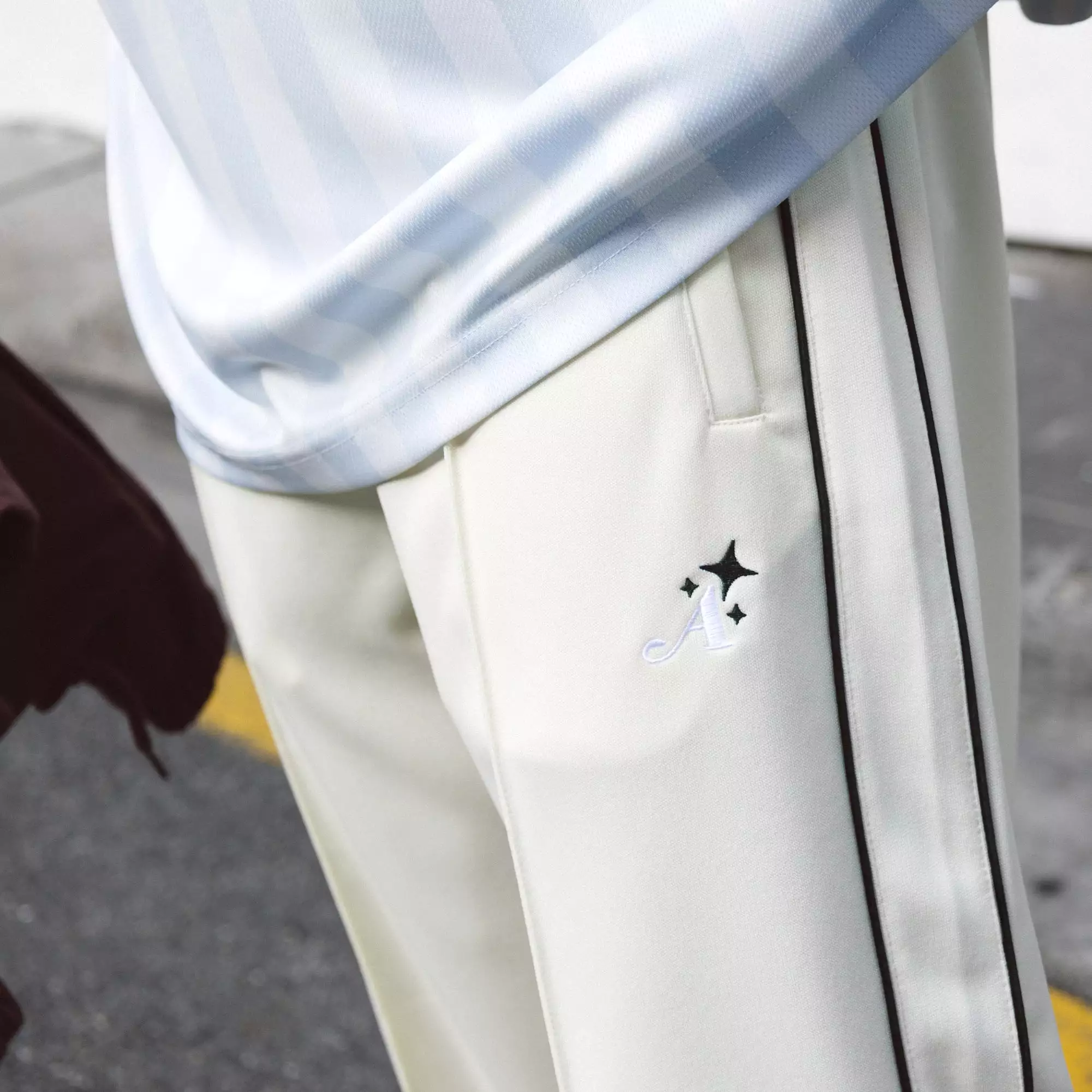 Awake NY Off White Track Pants