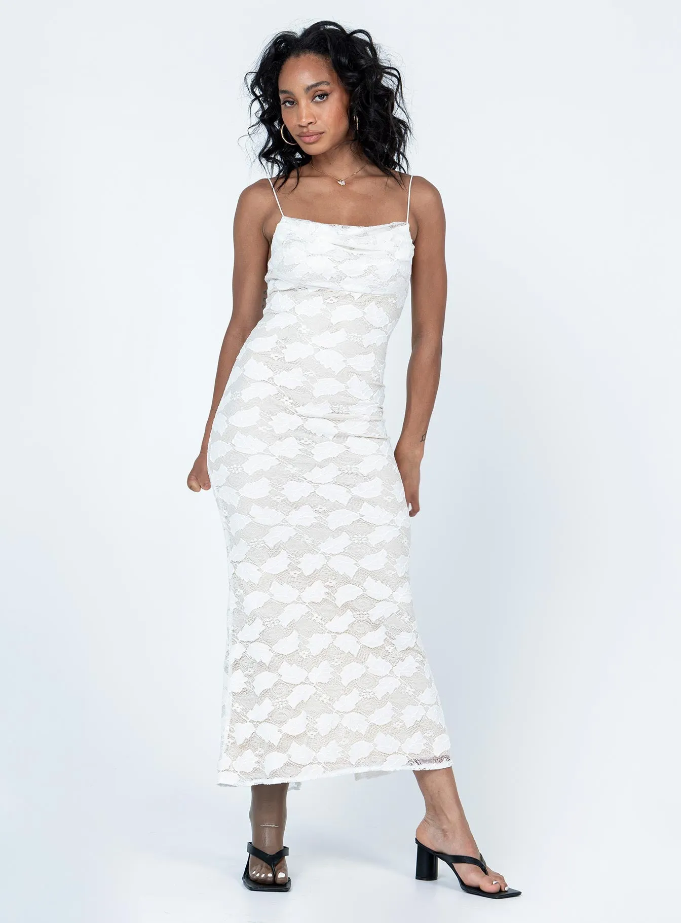 White Maxi Dress - Azra