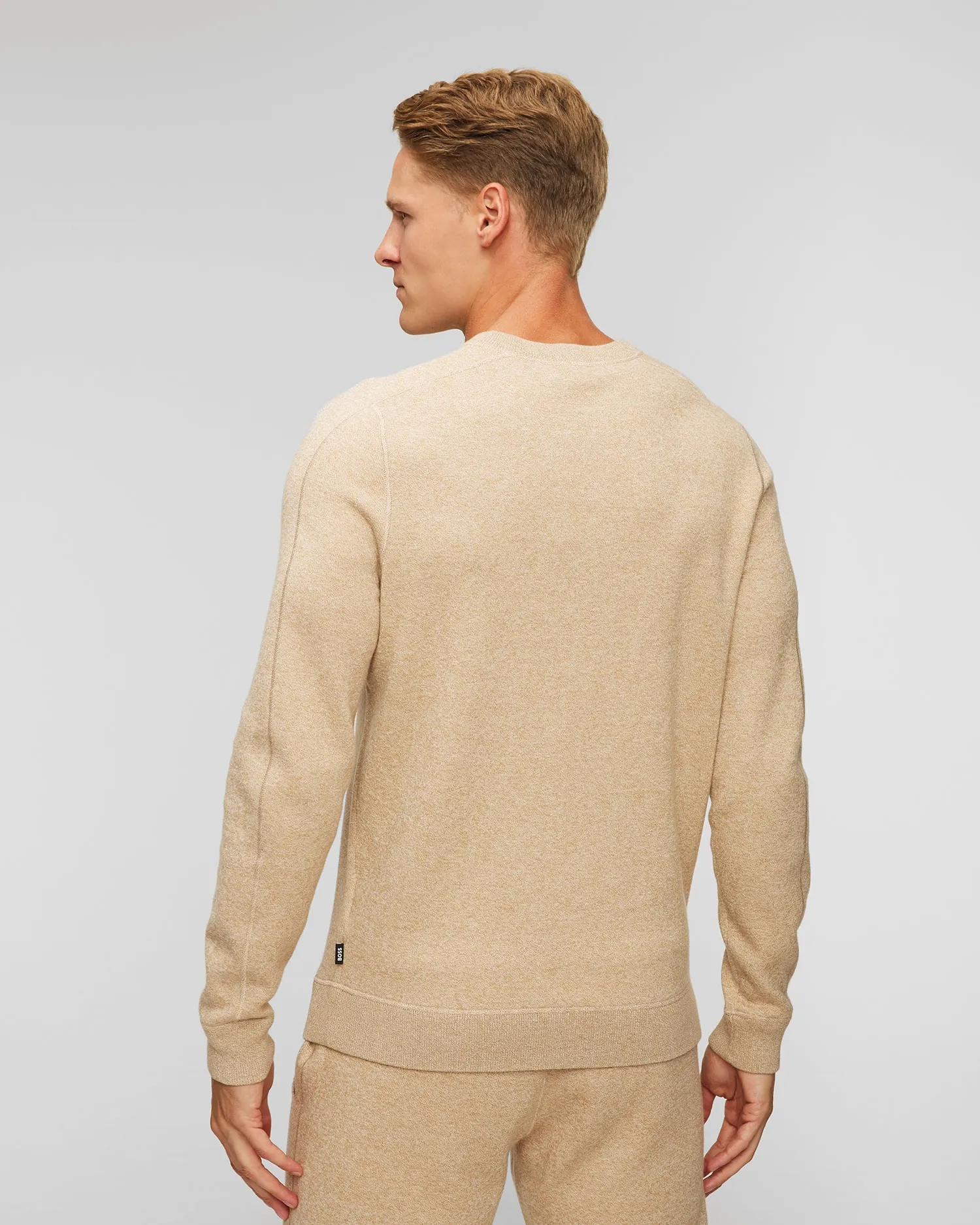 Beige Hugo Boss Onore Wool Sweater 50495402-261