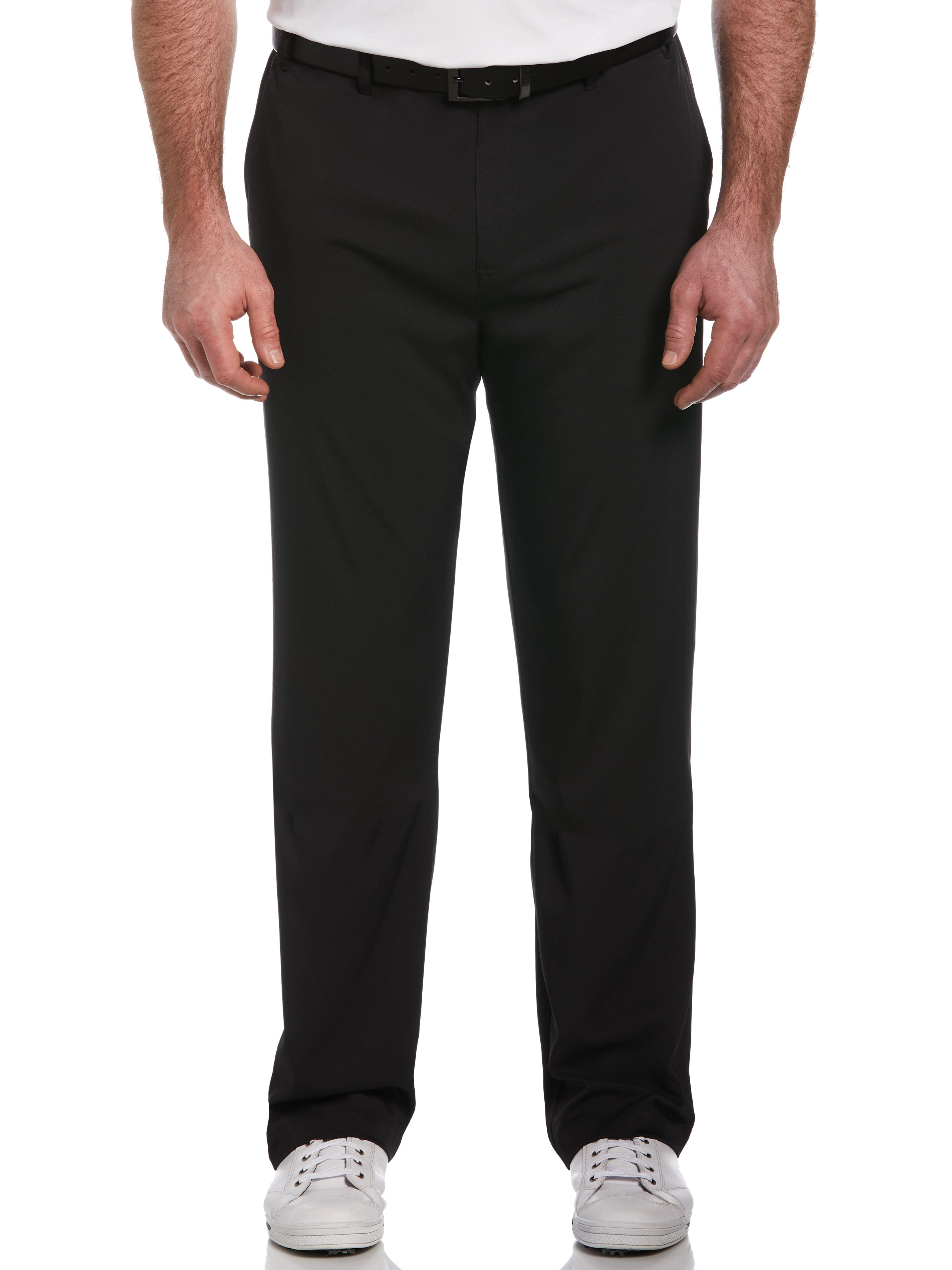 Big and Tall Stretch Lightweight Classic Pant with Active Waistband for Men