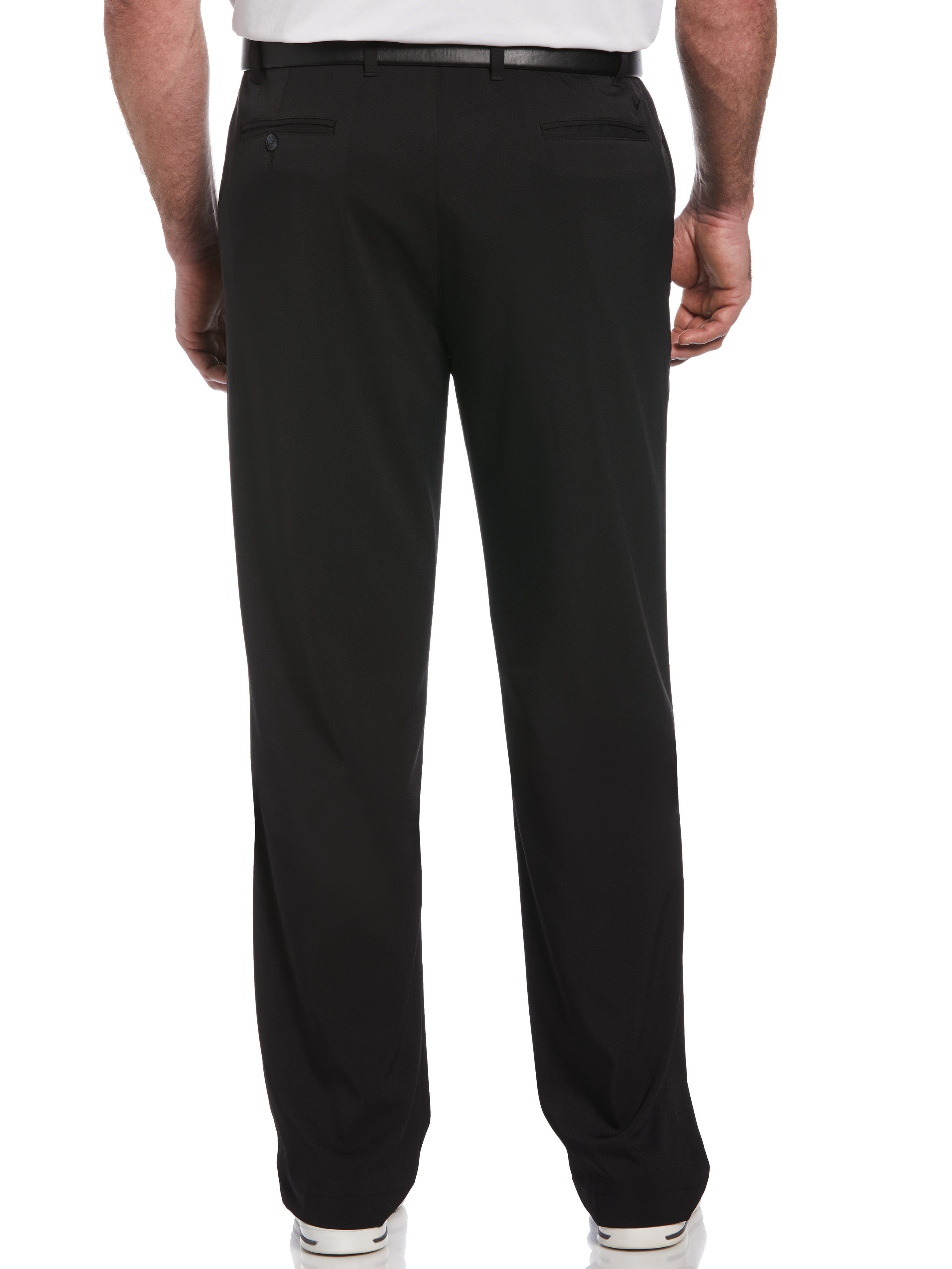 Big and Tall Stretch Lightweight Classic Pant with Active Waistband for Men