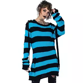 Black and Blue Oriana Jumper