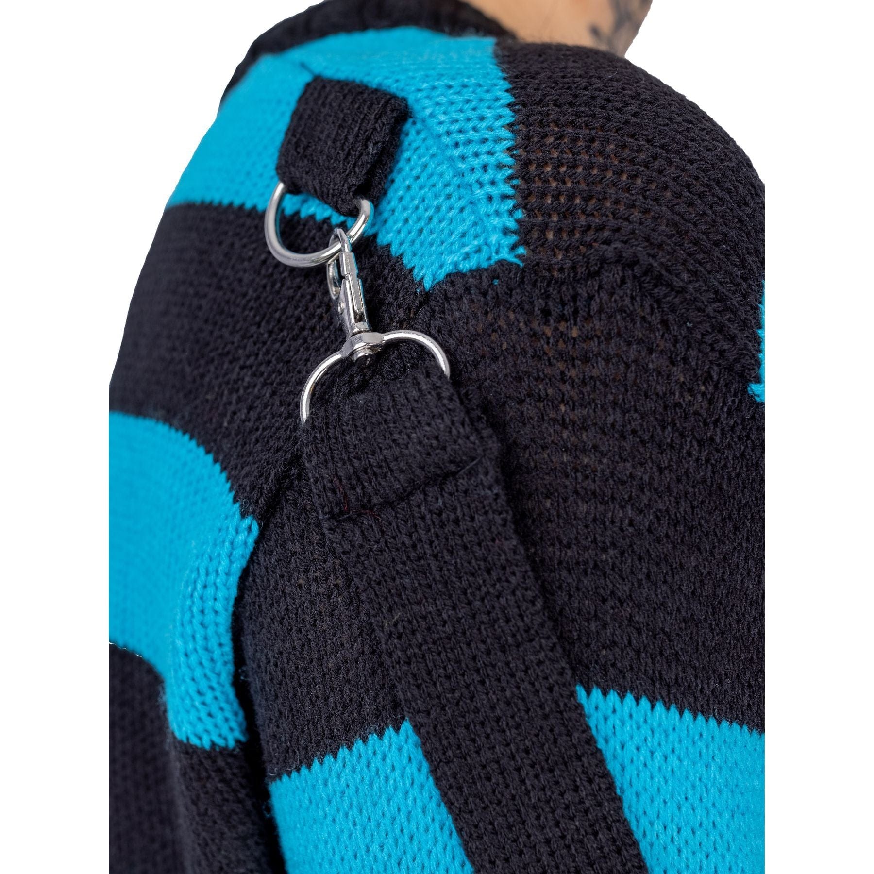 Black and Blue Oriana Jumper