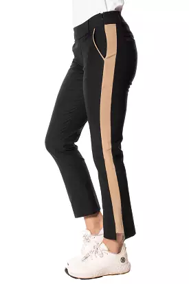 Black Camel Stretch Ankle Pant