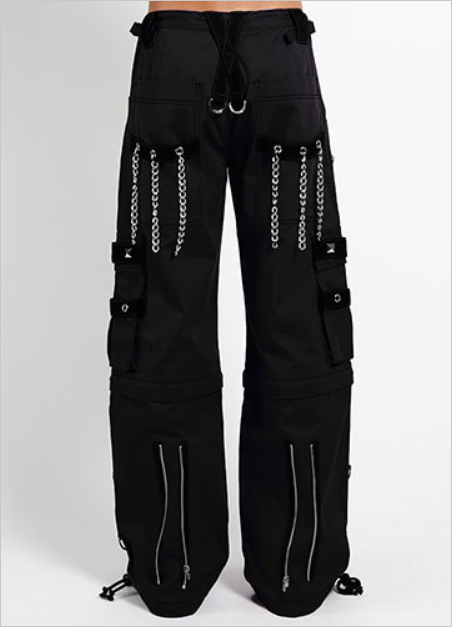 Black cuff pants