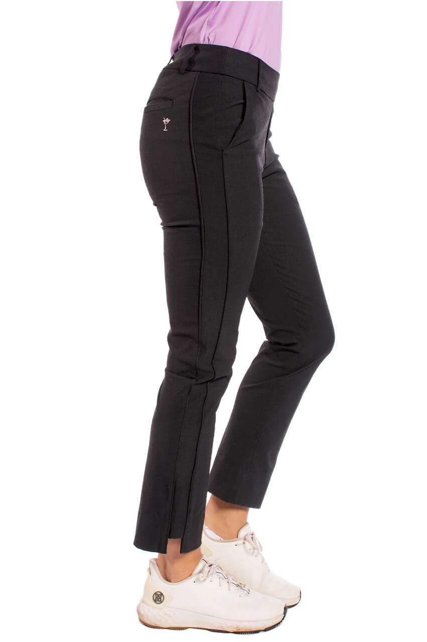 Black Elastic Ankle Legging