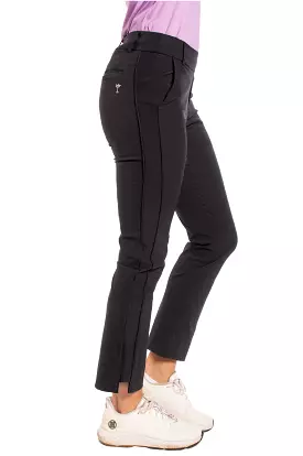 Black Elastic Ankle Legging