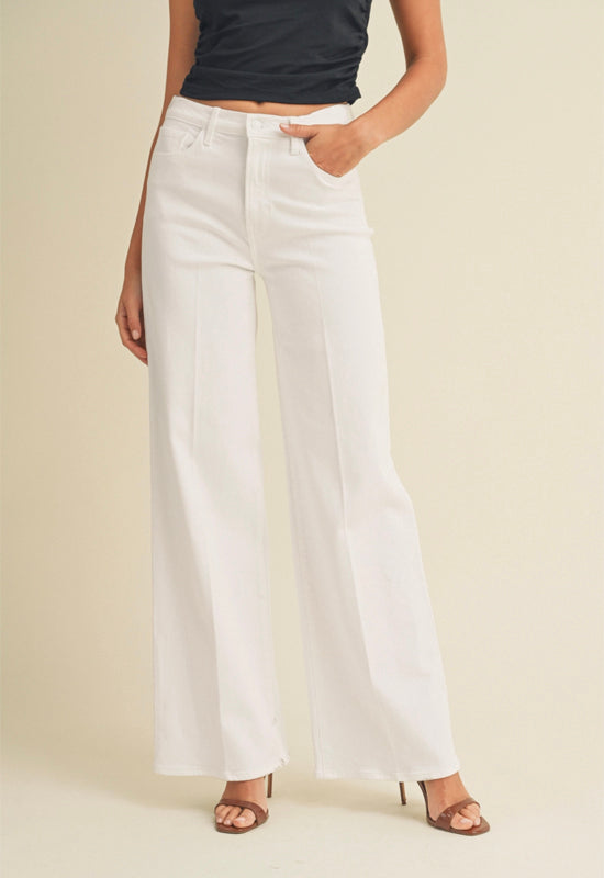 Black Jeans - White Palazzo Jeans