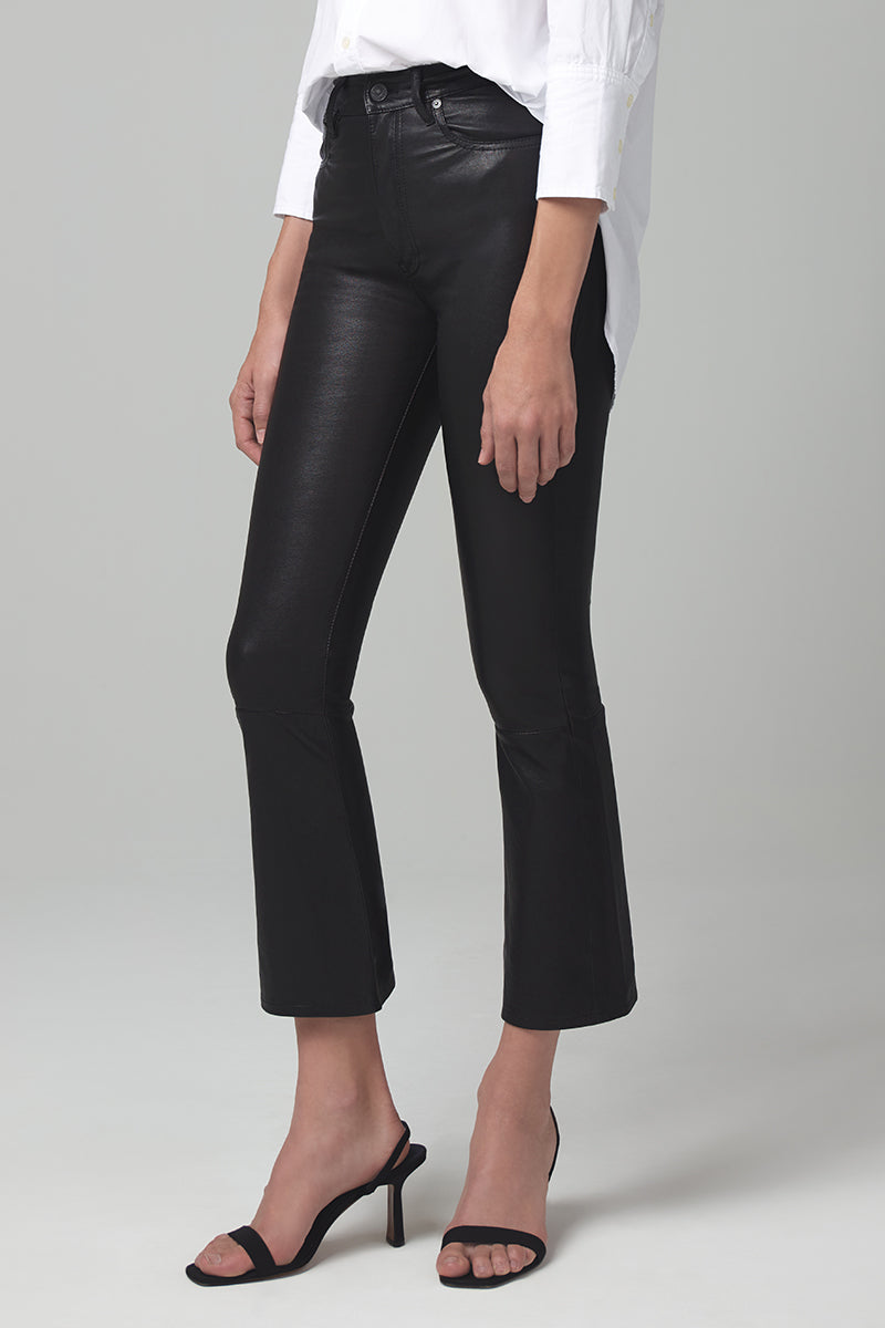 Black Leather Pant