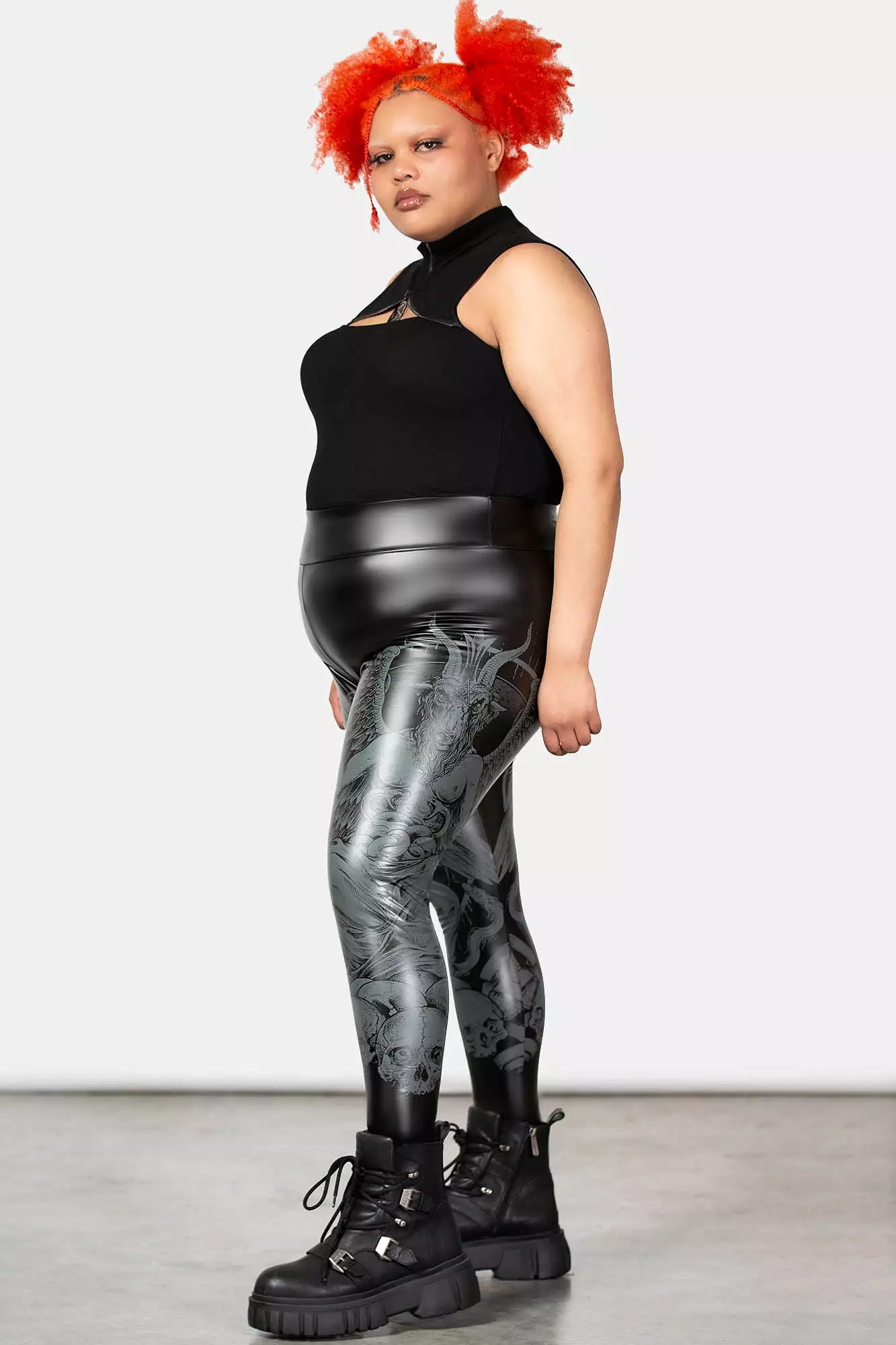 Black Leggings for Plus Size Women on Sale