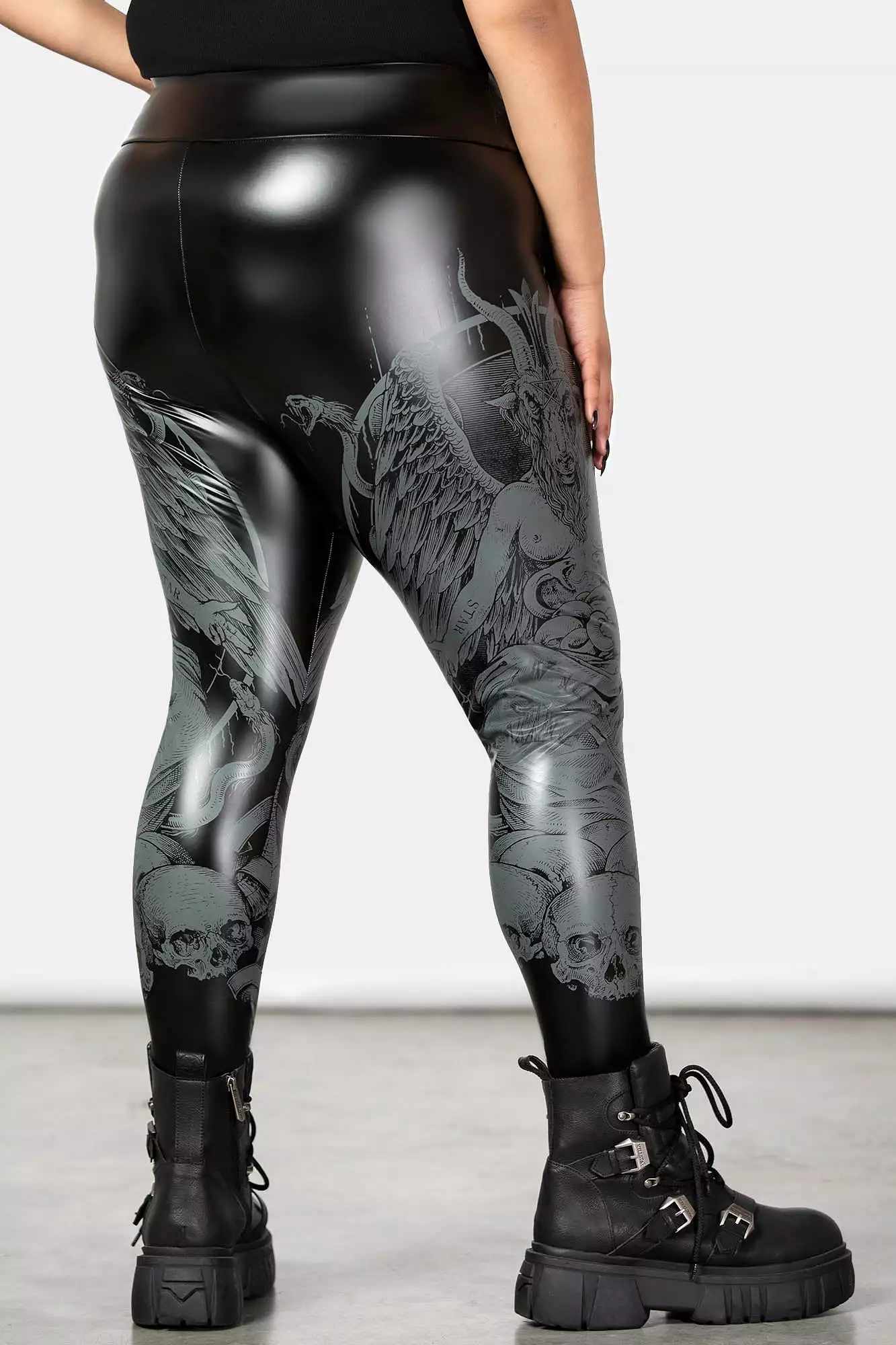 Black Leggings for Plus Size Women on Sale