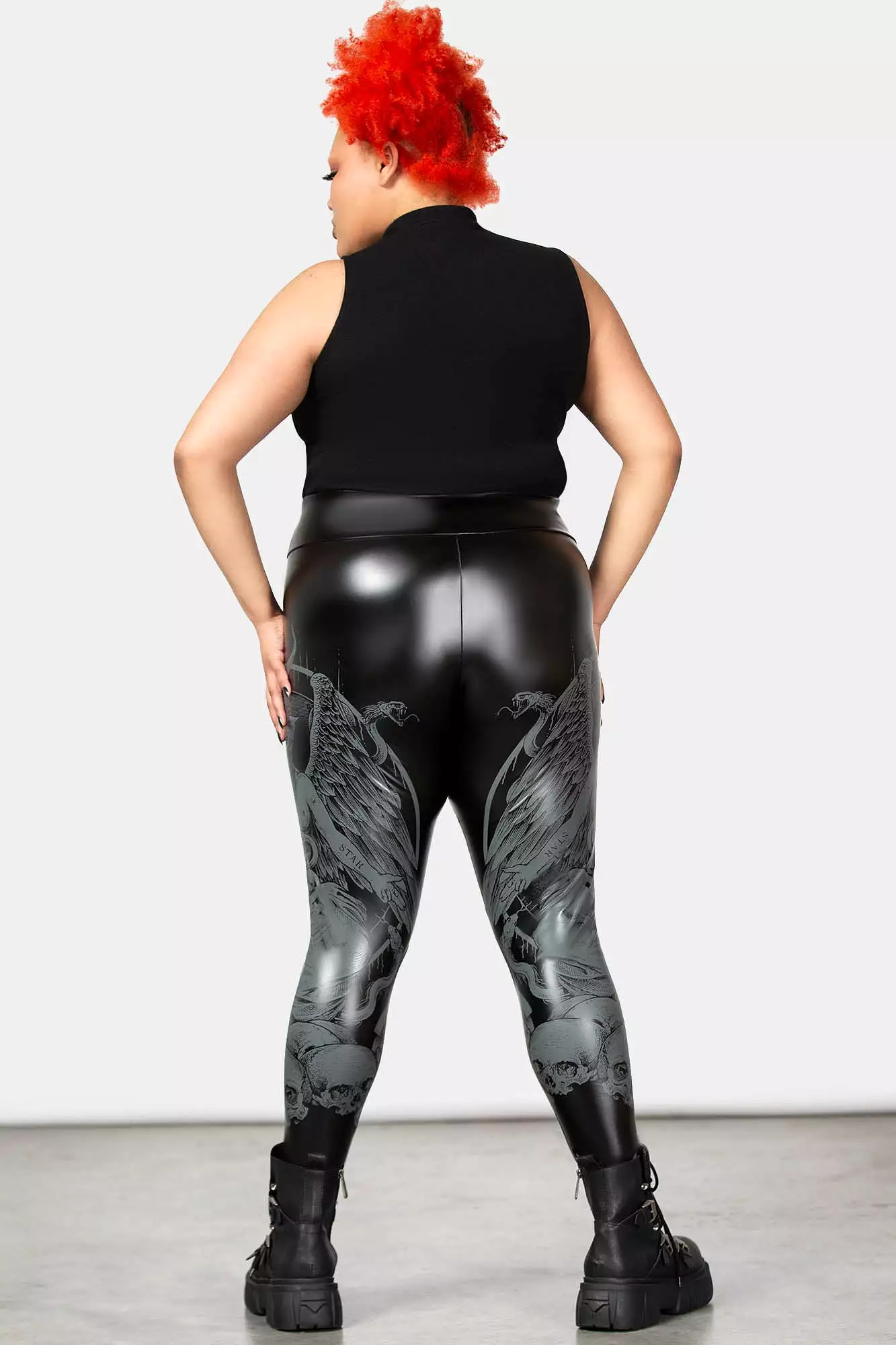 Black Leggings for Plus Size Women on Sale