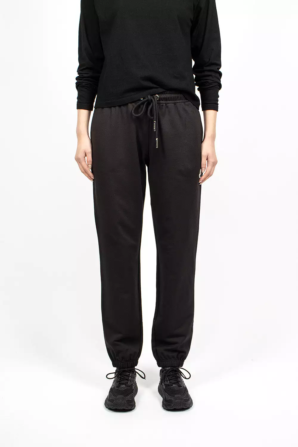 Black Logo Trackpants