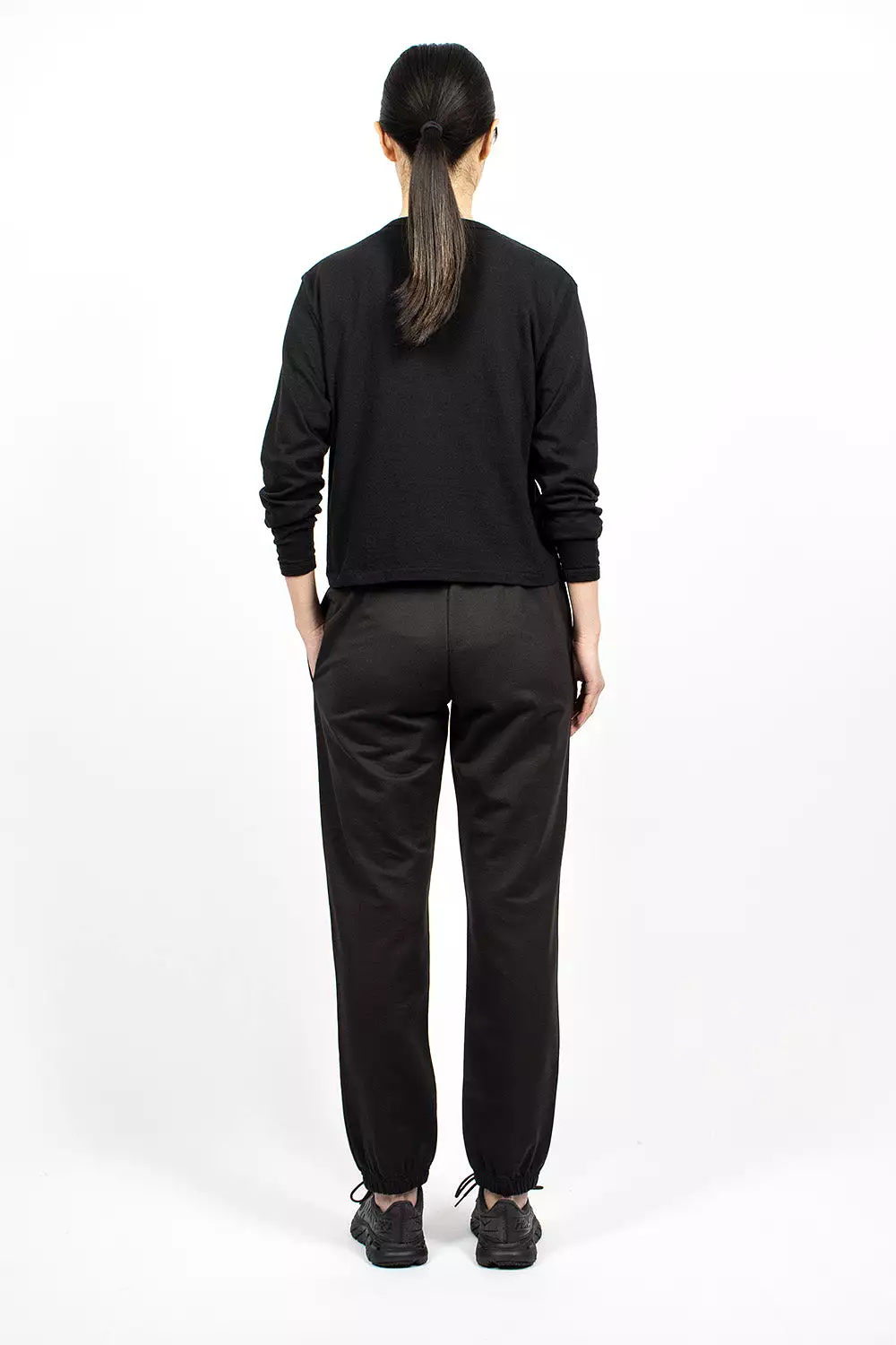 Black Logo Trackpants