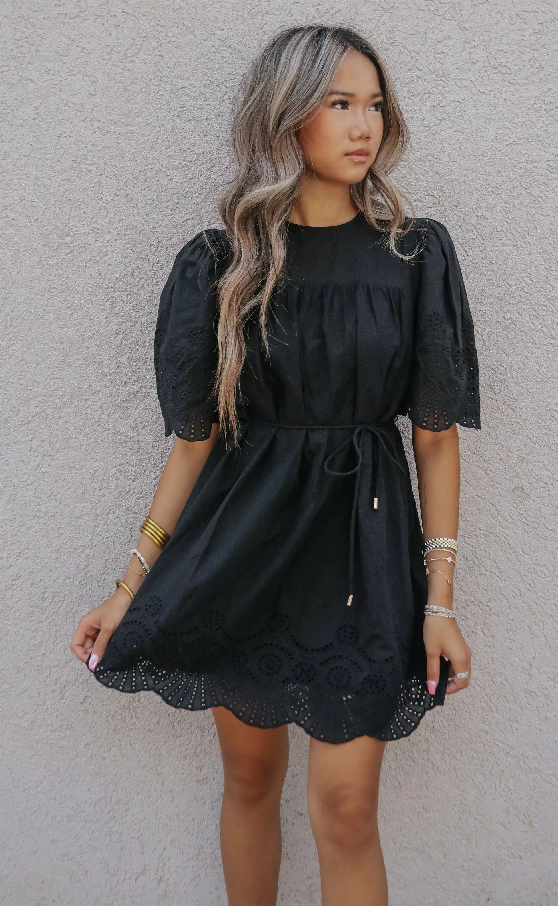 black minkpink starling shift mini dress